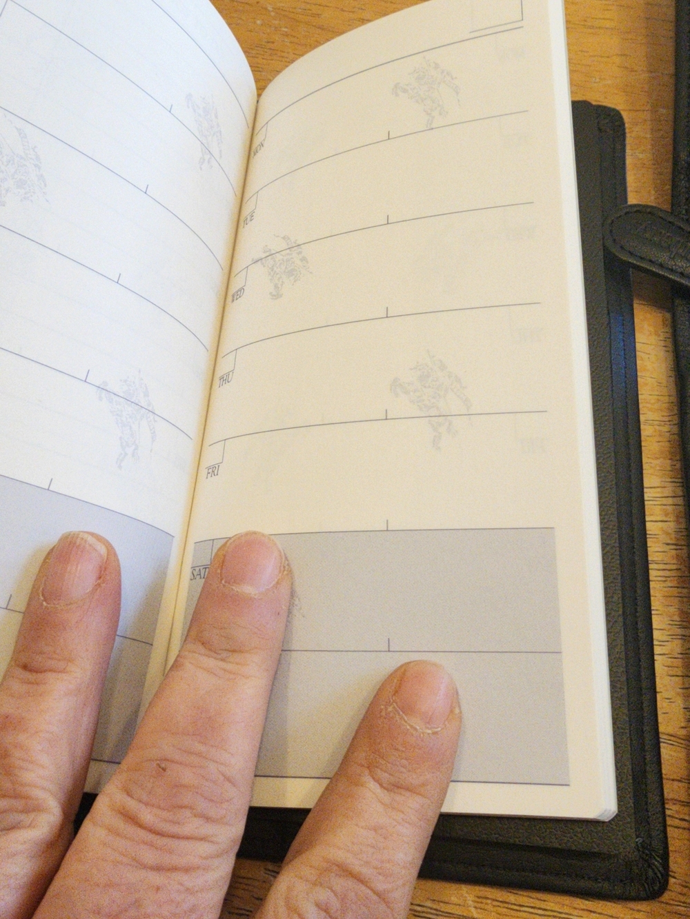 Burberry Black Leather Journal Cover - Picture 15 of 16